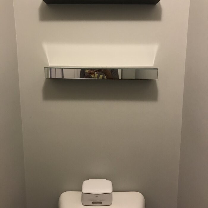 Glenaire Glass Floating Shelf