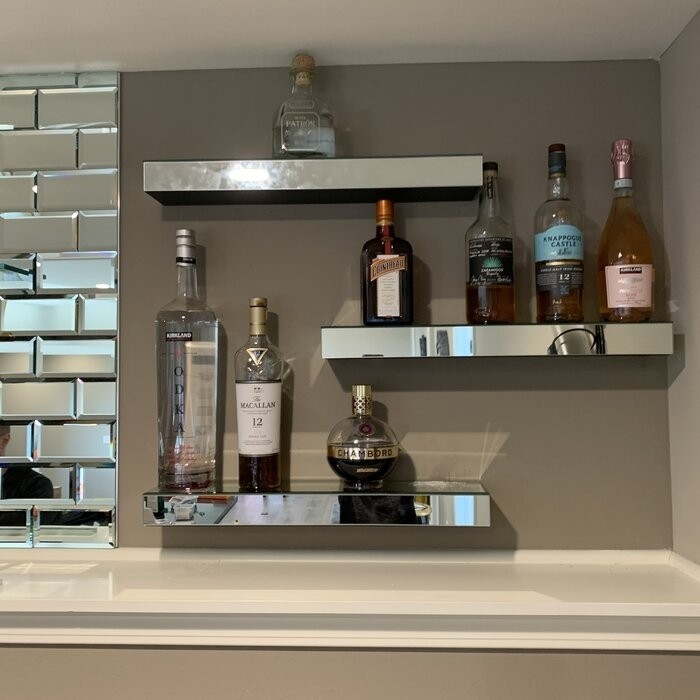 Glenaire Glass Floating Shelf
