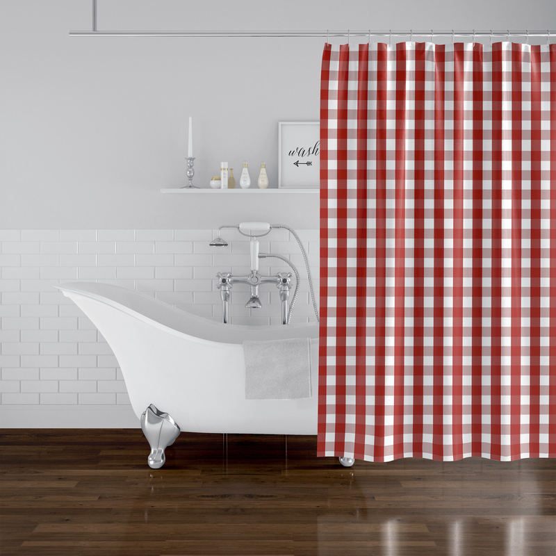 Gorka Plaid Single Shower Curtain