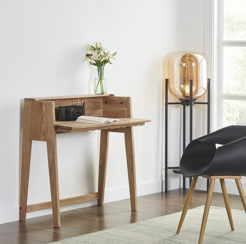 minimalist secretary desk