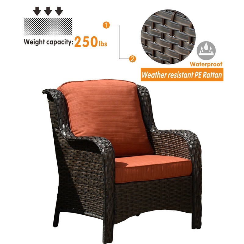 Gretna Patio Chair with Cushions