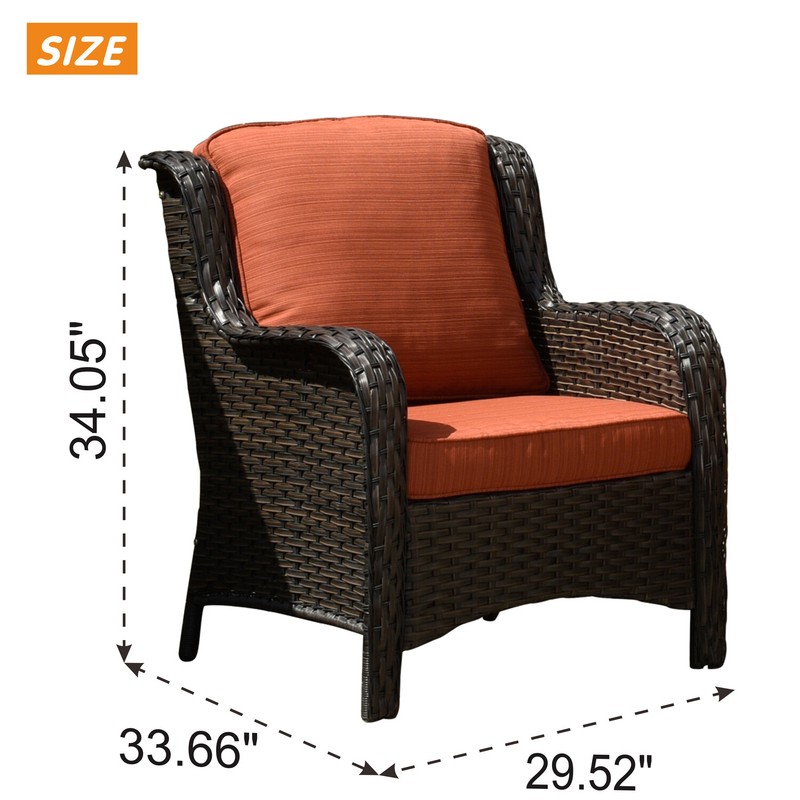 Gretna Patio Chair with Cushions