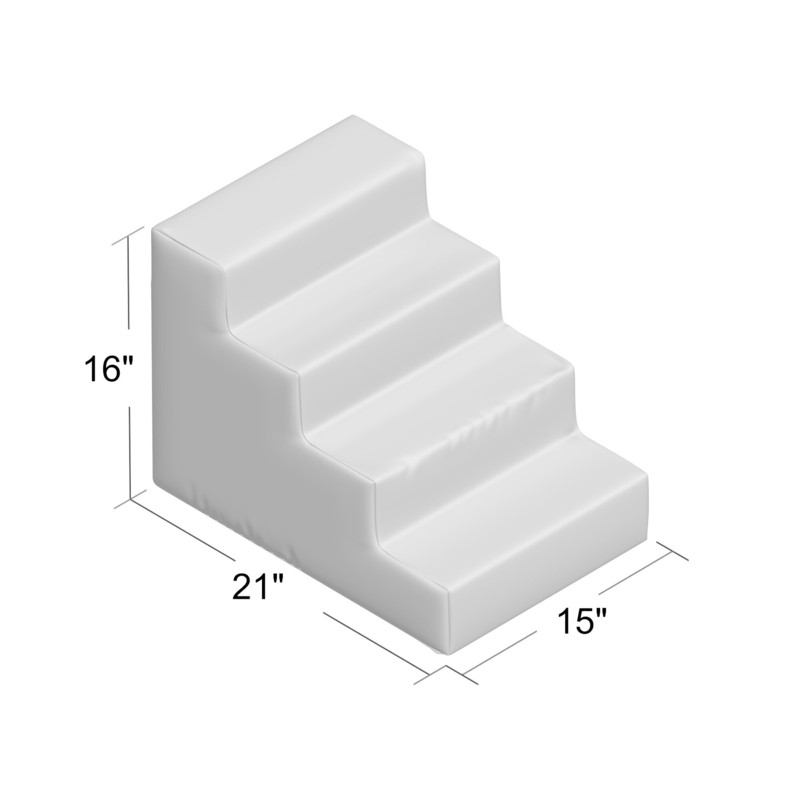 Grommit High Density Foam 4 Step Pet Stair