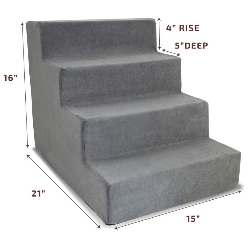 Grommit High Density Foam 4 Step Pet Stair