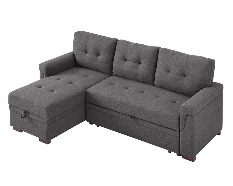 Gunnar 85" Wide Reversible Sleeper Sofa & Chaise