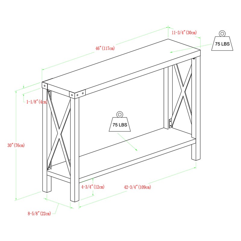 Gwen 46'' Console Table