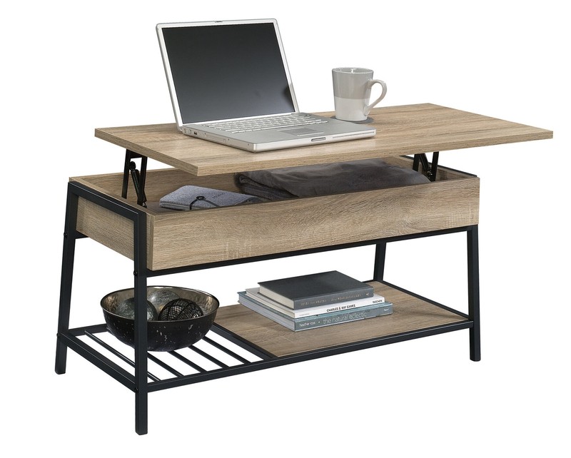 Haneline Lift Top 4 Legs Coffee Table with Storage