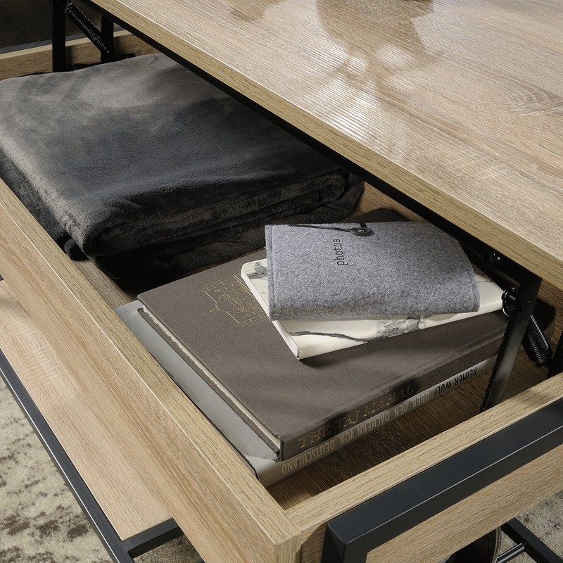 Haneline Lift Top 4 Legs Coffee Table with Storage