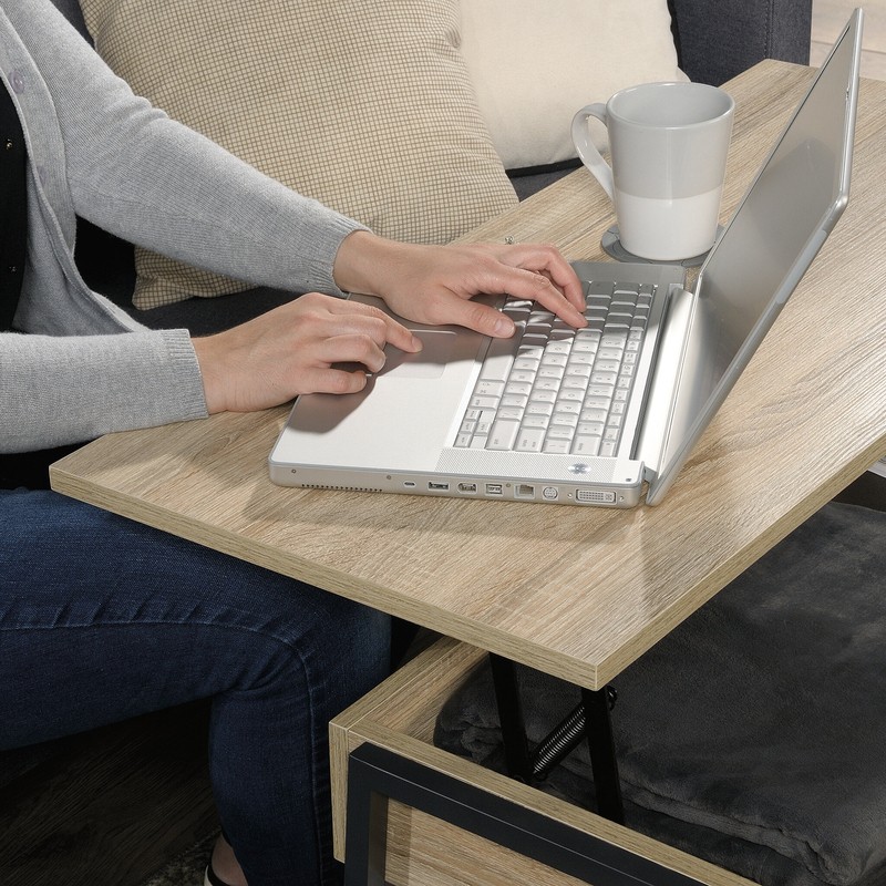 Haneline Lift Top 4 Legs Coffee Table with Storage