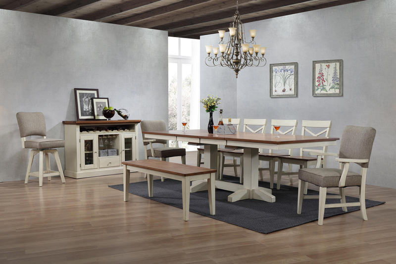 Hayden Extendable Solid Wood Trestle Dining Table