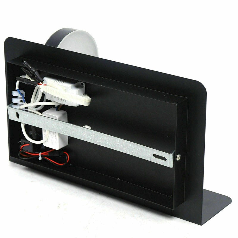 Heimdal 1 - Light Dimmable Black Flush Mounted Sconce
