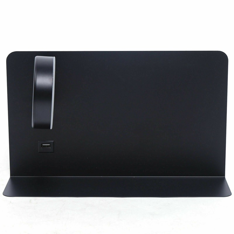Heimdal 1 - Light Dimmable Black Flush Mounted Sconce