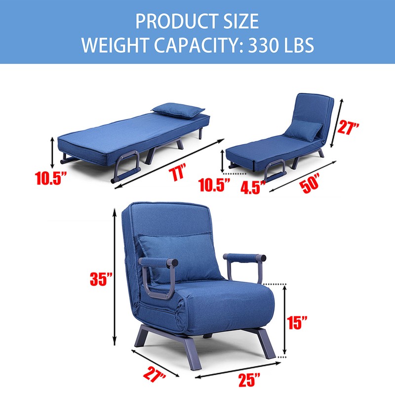 Hickey Twin 27.95'' Wide Tight Back Futon Chair