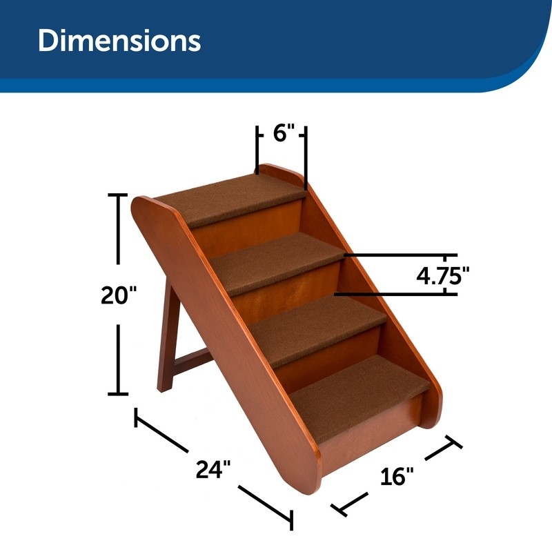 Holliman CozyUp 4 Step Pet Stair