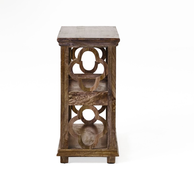 Hoye 32'' H x 35'' W Solid Wood Etagere Bookcase