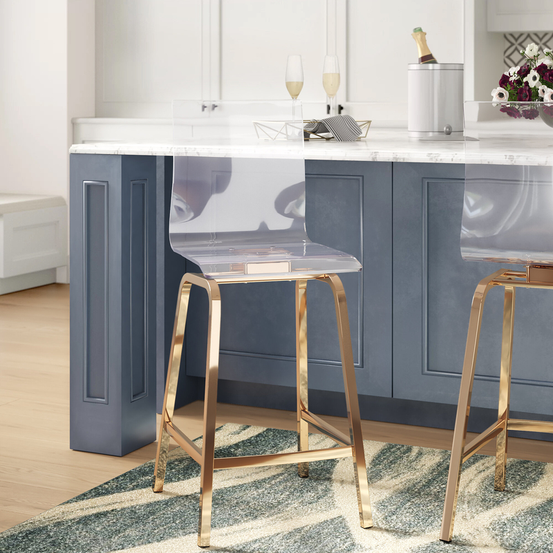 Hugh Swivel Bar and Counter Stool