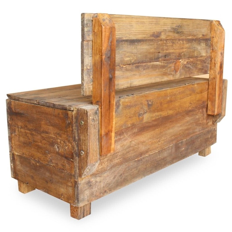 Hugh Wood Flip Top Storage Bench