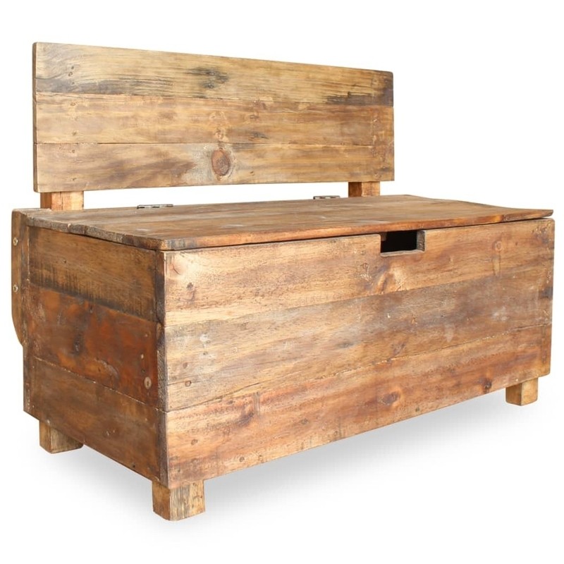 Hugh Wood Flip Top Storage Bench