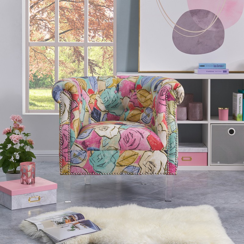 Huntingdon 34'' Wide Tufted Chesterfield Chair