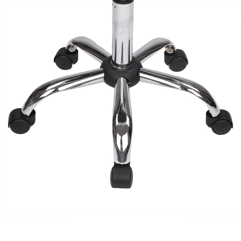 Hydraulic Rolling Swivel Salon Stool Chair Height Adjustable Home Spa Massage Manicure Facial Stool With Backrest And Wheels