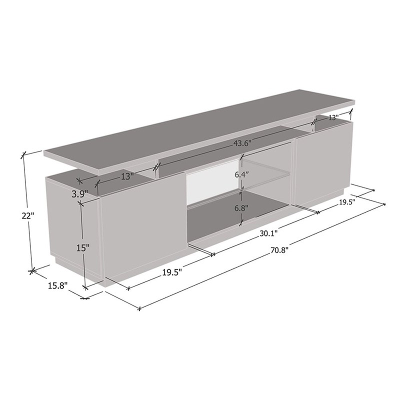 Imkamp TV Stand for TVs up to 78"