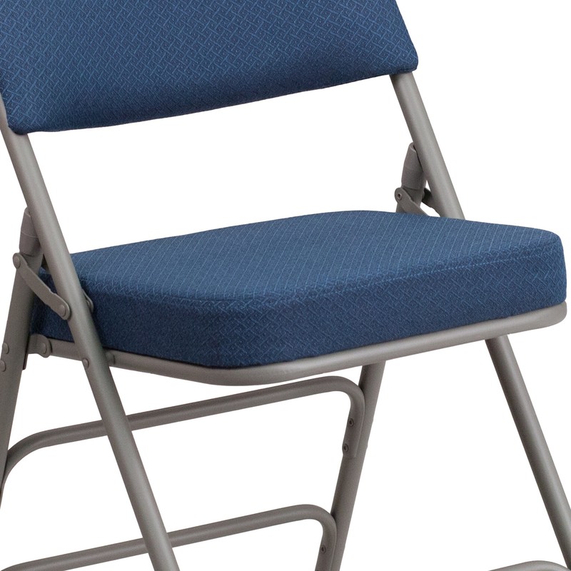 Inbox Zero Fabric Banquet Folding Chair Set of 2