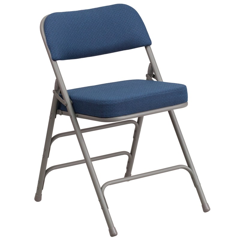 Inbox Zero Fabric Banquet Folding Chair Set of 2