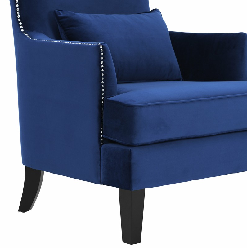 Jacinto 31'' Wide Velvet Wingback Chair