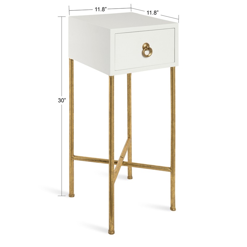 Jamie-Lee 30'' Tall End Table with Storage