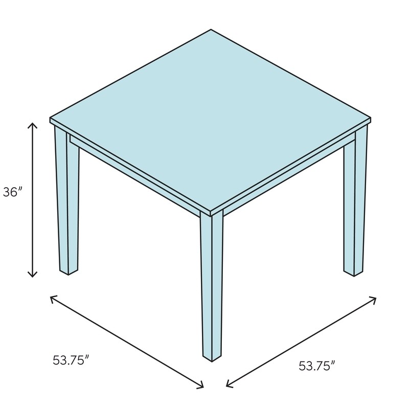 Janeta Counter Height 53.75'' Dining Table