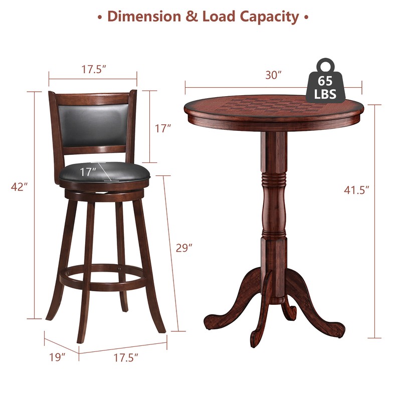 Janette Bar Height Dining Set