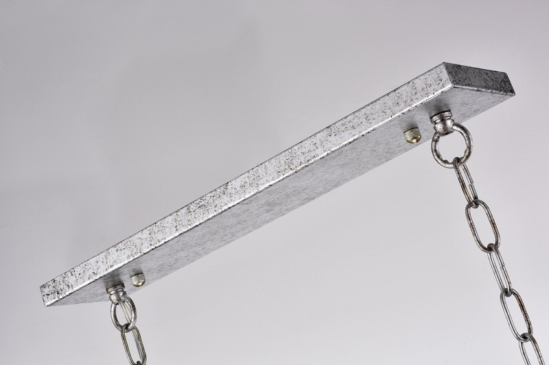 Jenna 6 - Light Unique / Statement Square / Rectangle Chandelier