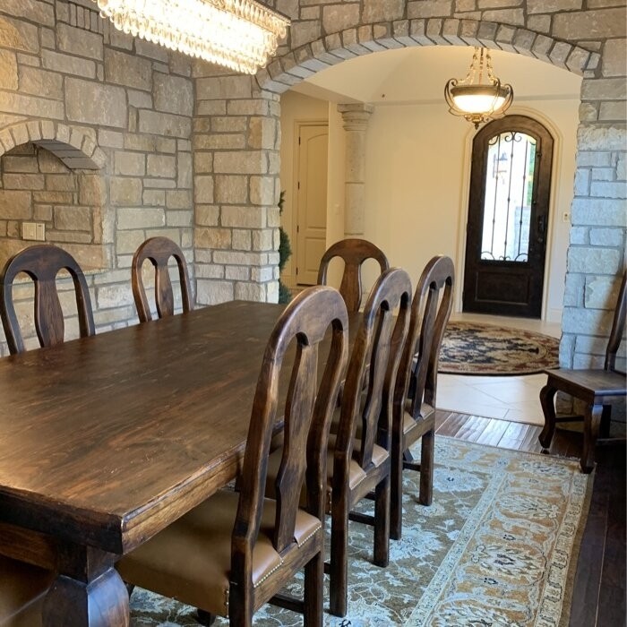 Jenna 6 - Light Unique / Statement Square / Rectangle Chandelier