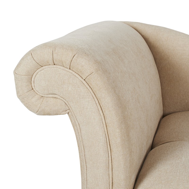 Jeppesen Tufted Right-Arm Chaise Lounge