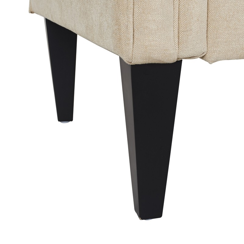 Jeppesen Tufted Right-Arm Chaise Lounge