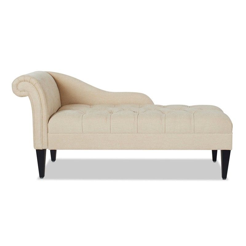 Jeppesen Tufted Right-Arm Chaise Lounge
