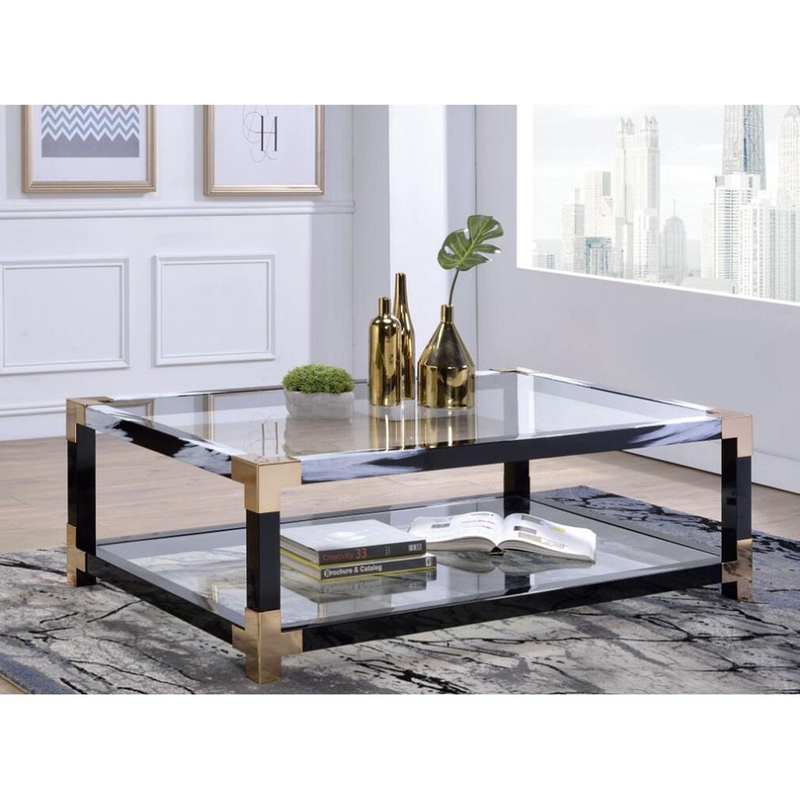 Jodiann 4 Legs Coffee Table with Storage