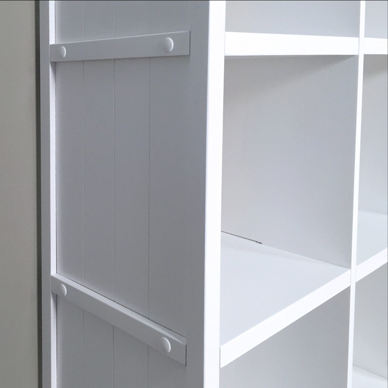 John Louis Cube Systems 40.25'' H x 37.75'' W Solid Wood Cube Bookcase