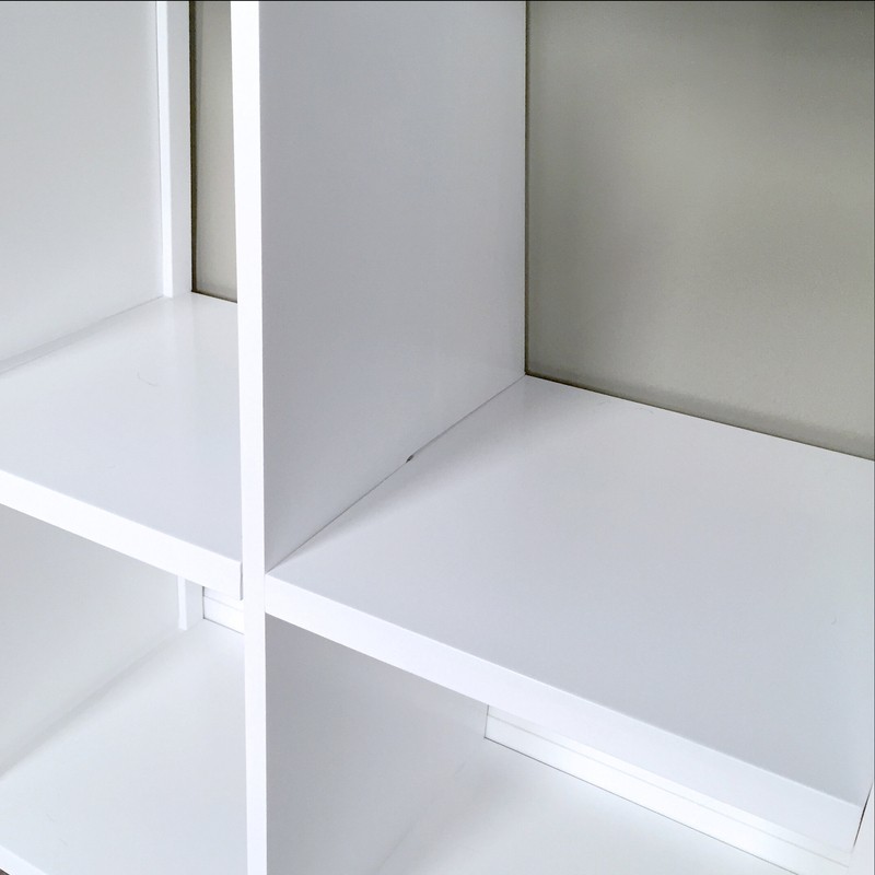 John Louis Cube Systems 40.25'' H x 37.75'' W Solid Wood Cube Bookcase