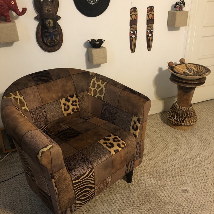 Jubentino 30.5'' Wide Barrel Chair