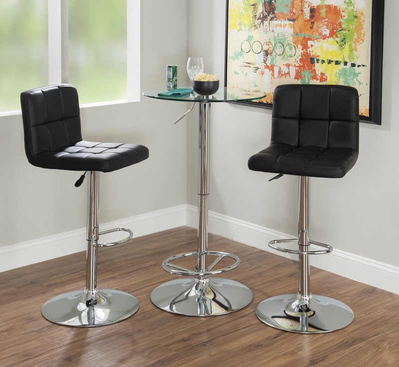 Kalliopi Bar Height 23.63'' Pedestal Dining Table