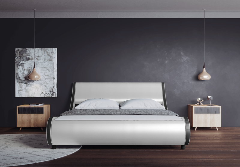 Karr Upholstered Low Profile Platform Bed