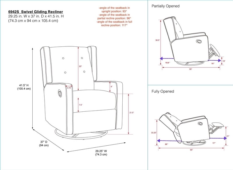 Kathryn Swivel Reclining Glider