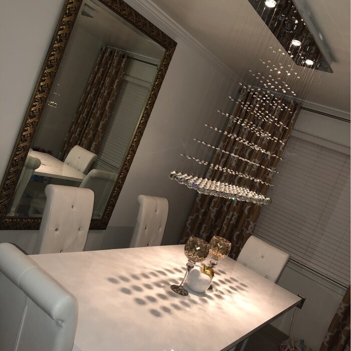 Kenzo 6 - Light Chandelier with Crystal Accents