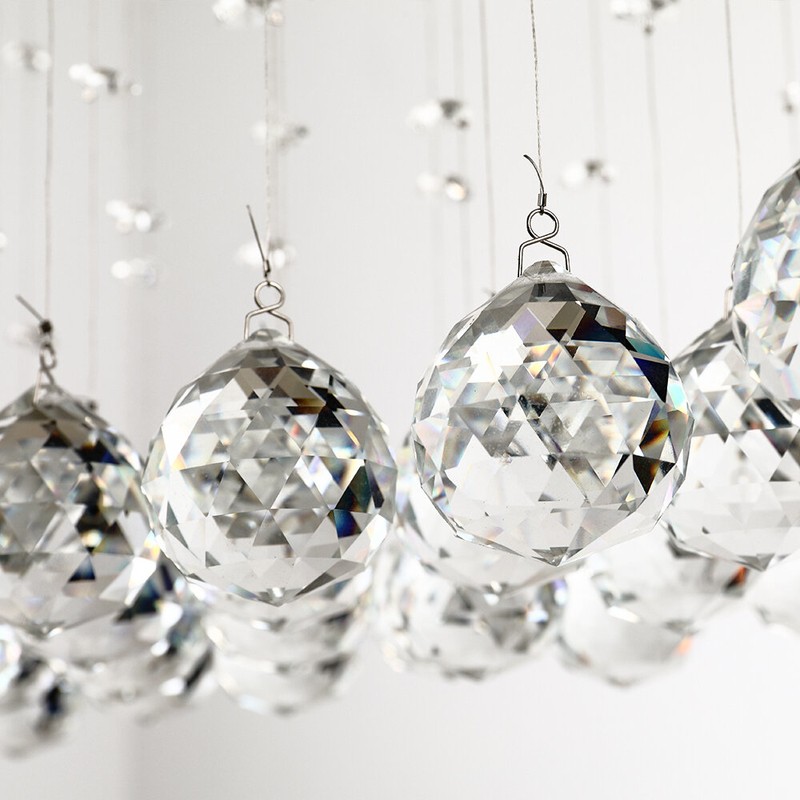 Kenzo 6 - Light Chandelier with Crystal Accents