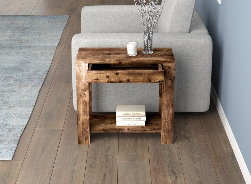 Keysville 22'' Tall End Table with Storage
