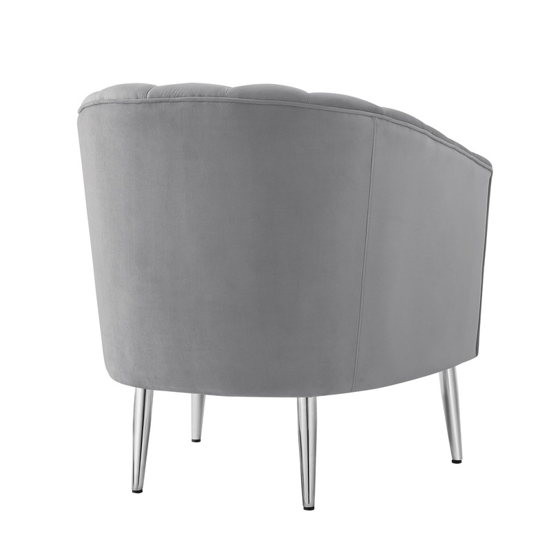Khalid 31'' Wide Tufted Velvet Barrel Chair