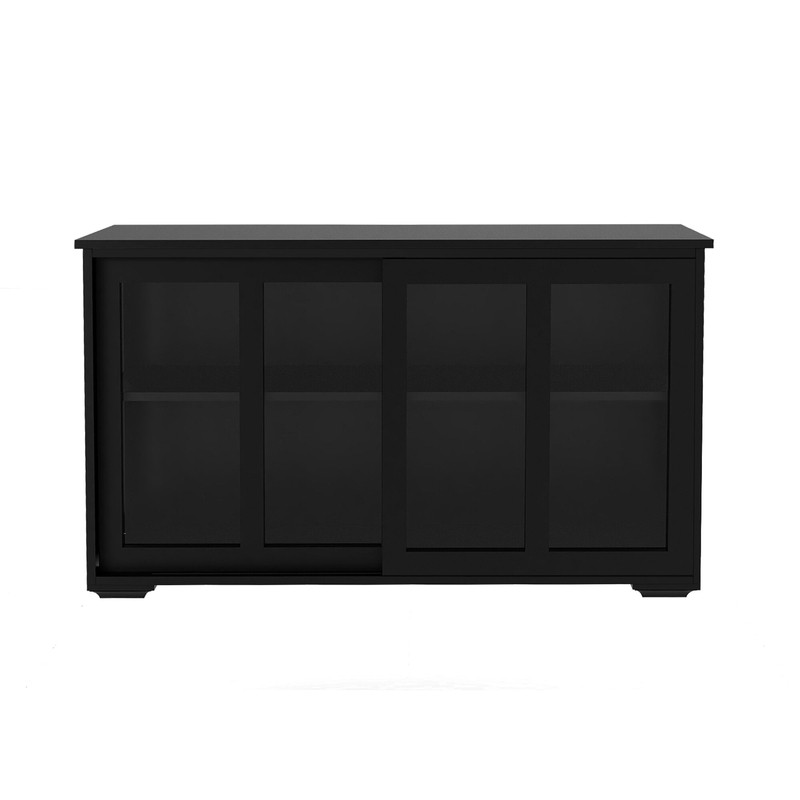 Khyrie 41.92'' Wide Mirrored Back China Cabinet