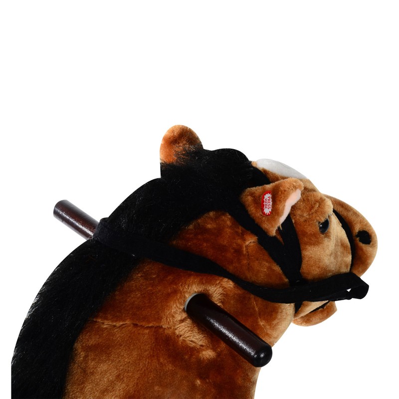 Kids Plush Spring Rocking Horse