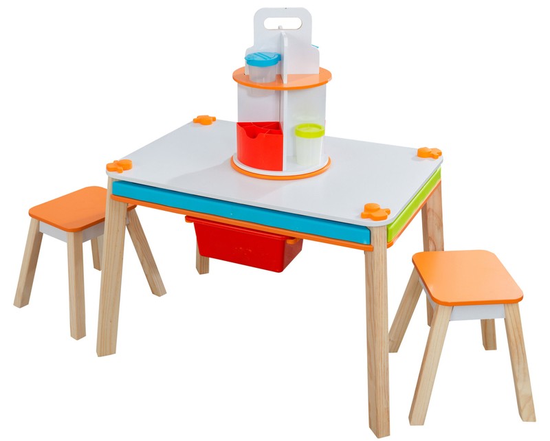 Kids Rectangular Arts And Crafts Table and Chair Set